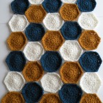 Hæklet tæppe - Prøve på farver 4