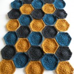 Hæklet tæppe - Prøve på farver 5